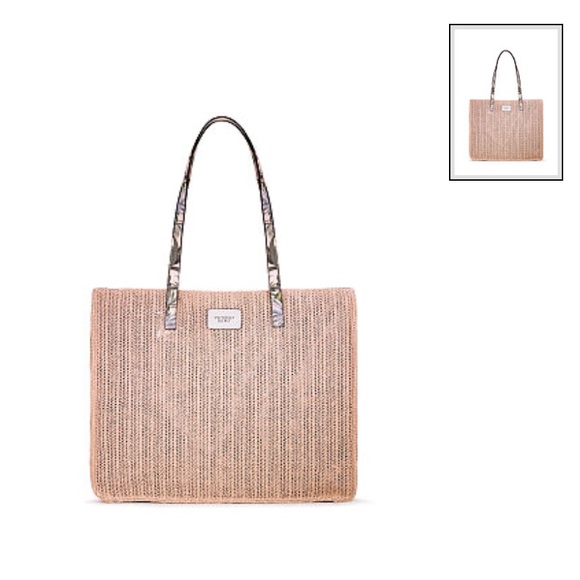 Victoria’s Secret Woven Tote - Picture 4 of 4